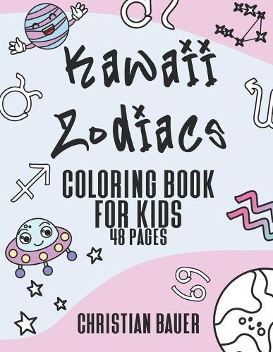Kawaii Zodiacs Coloring Book for Kids