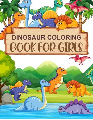 Dinosaur Coloring Book For Girls
