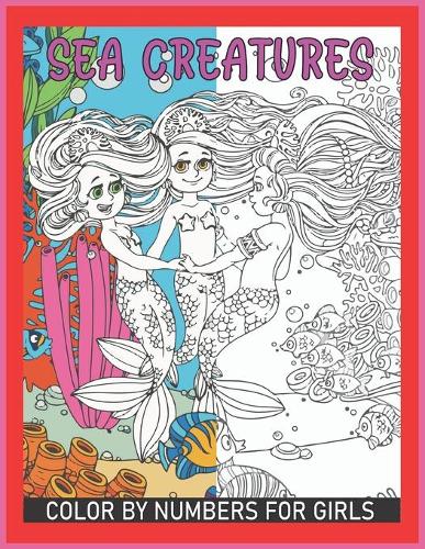 Sea Creatures Color By Number for Girls