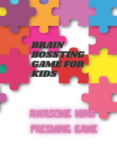 Brain bossting game book for kids 8.5x11 inches 80pages