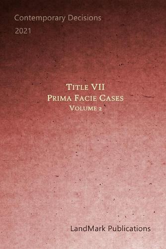 Title VII Prima Facie Cases