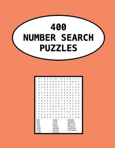 400 Number Search Puzzles