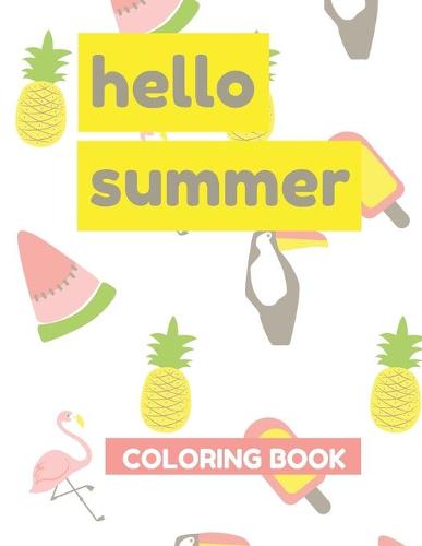 hello summer coloring book