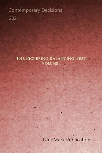 The Pickering Balancing Test