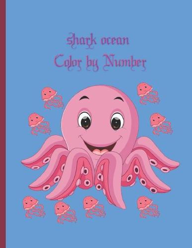 Shark ocean color by number