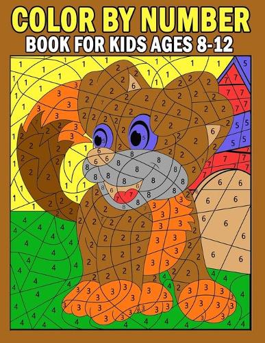 Color By Number Book for Kids Ages 4-8