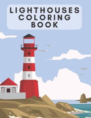 Lighthouses Coloring Book