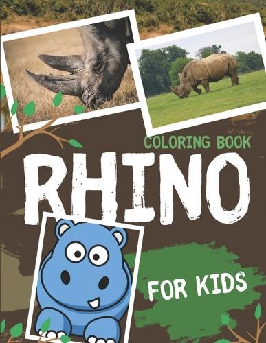 Rhino Coloring book for kids