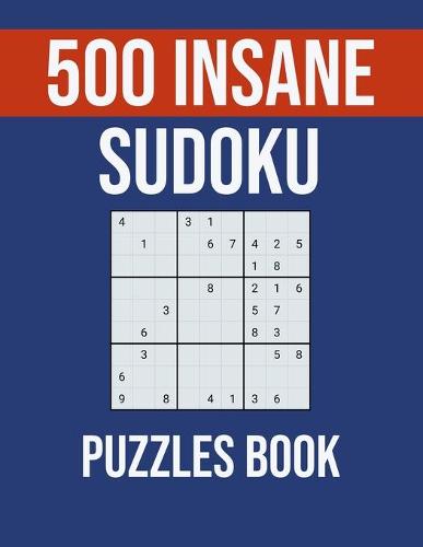 500 Insane Sudoku Puzzles Book