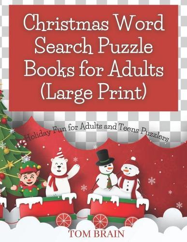 Christmas Word Search Puzzle Books for Adults (Large Print)