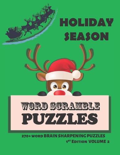 Holiday Season Word Scramble Puzzle