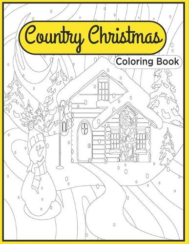 Country Christmas Coloring Book