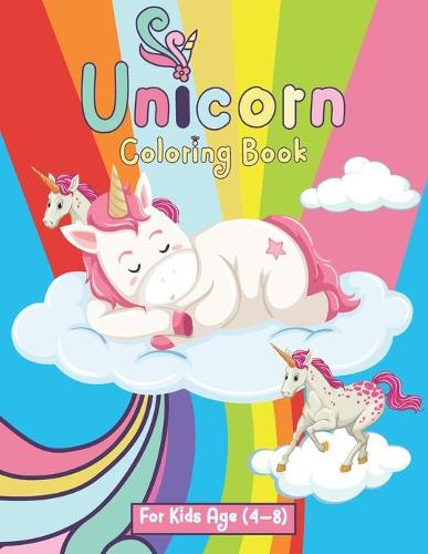 Unicorn Coloring Book for Kids Age 4-8