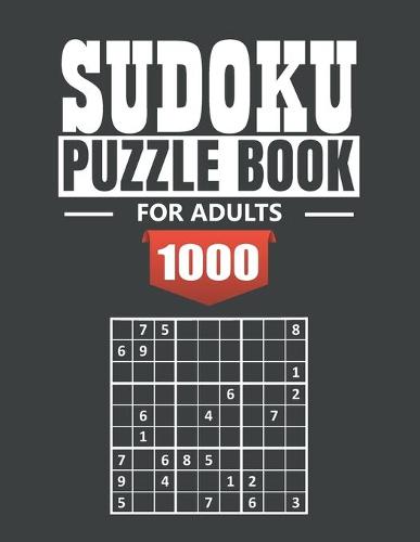 Sudoku puzzle book for adult
