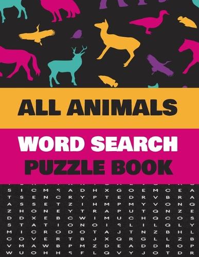 All animals Word Search Puzzle Book