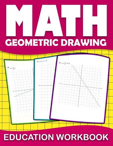 Math education workbook geometric drawing