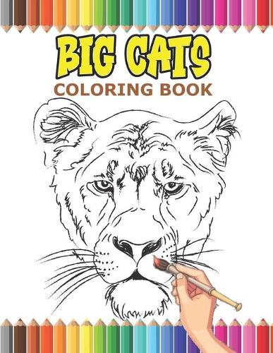 BIG CATS coloring book