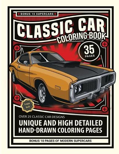 Classic Car Coloring Book