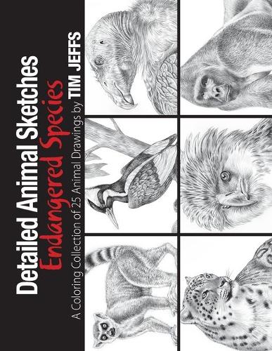Detailed Animal Sketches Endangered Species