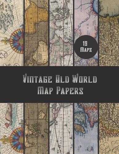 Vintage Old World Map Papers