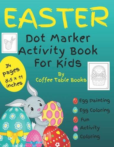Easter Dot Marker Activity Book For Kids