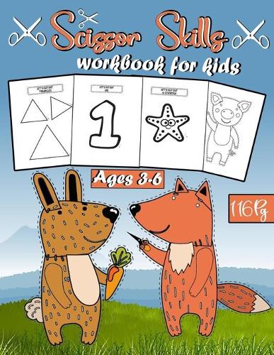 Scissor Skills Workbook for kids ages 3-6