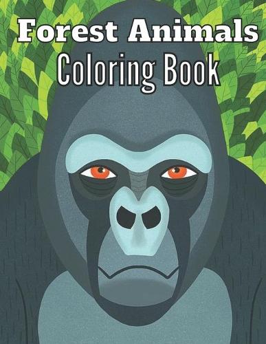Forest Animals Coloring Book.
