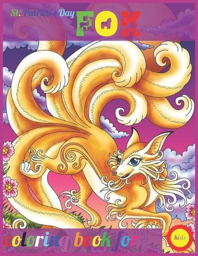 St. Patrick's Day fox coloring book for kids