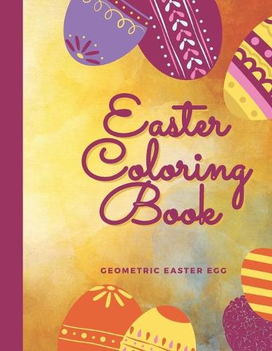 Easter Coloring Book, Geometric Easter Egg