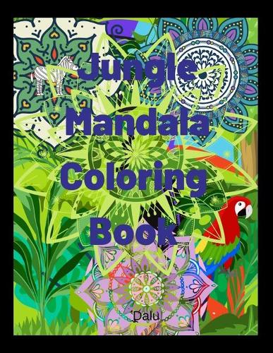 Jungle mandala coloring book