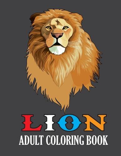 Lion Adult Coloring Book