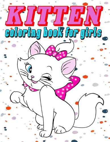 KITTEN coloring book for girls