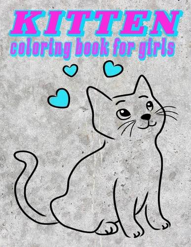 KITTEN coloring book for girls