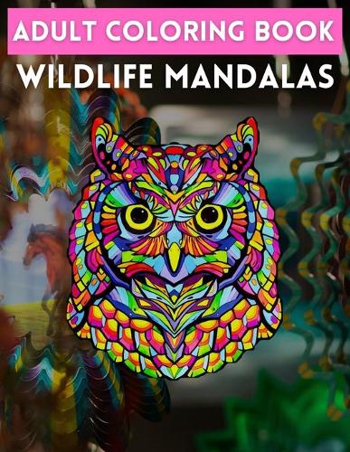 Adult Coloring Book Wildlife Mandalas