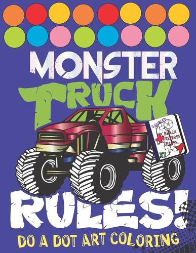 Mighty Trucks Do a Dot Art
