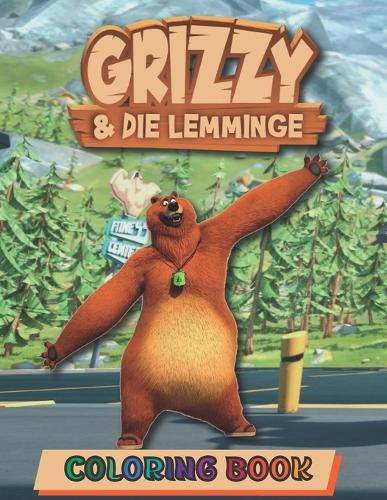 Grizzy & Die lemmings coloring book