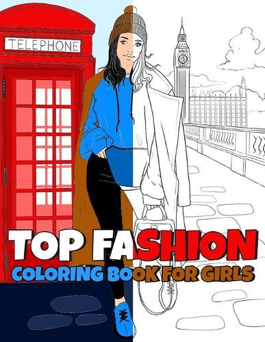 TOP Fashion Coloring Book For Girls