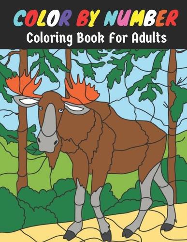 Color By Number Coloring Book For Adults