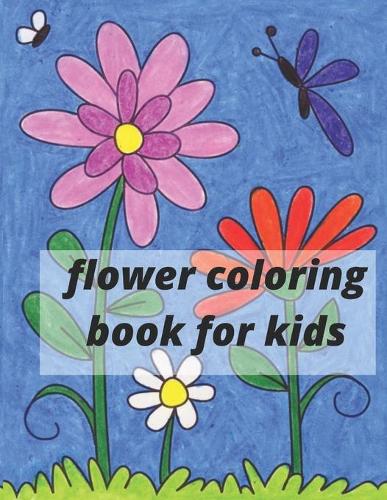 flower coloring book for kids