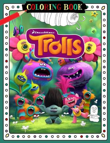 DreamWorks Trolls Coloring Book
