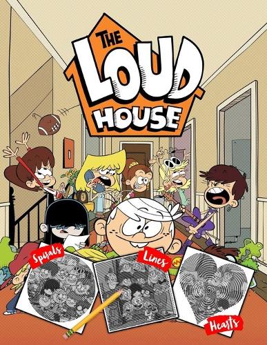 The Loud House Lines Spirals Hearts Coloring Book