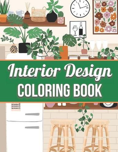 Interior Design Coloring Book