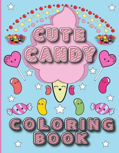 Cute Candy Coloring Book