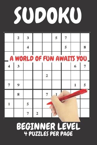 Sudoku Easy Beginner Level 4 Puzzles Per Page