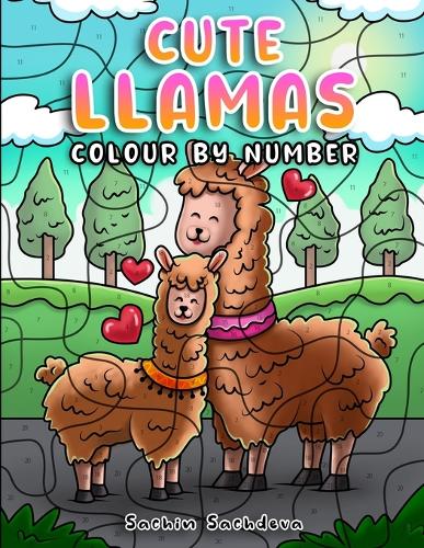 Cute Llamas Colour By Number