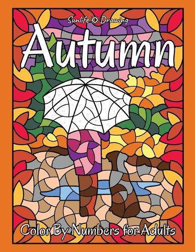 Autumn Color by Numbers for Adults