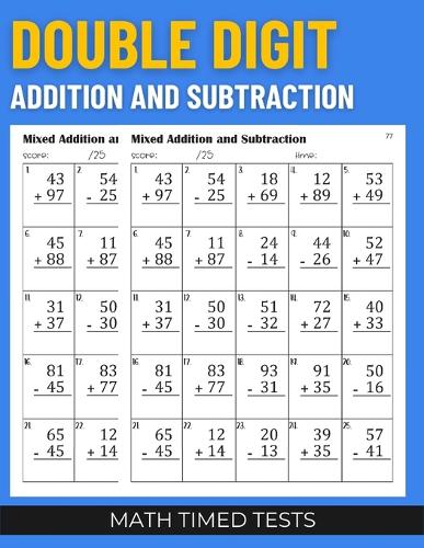 Math Timed Tests