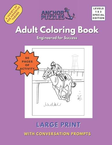 Adult Coloring Book Levels 1 and 2