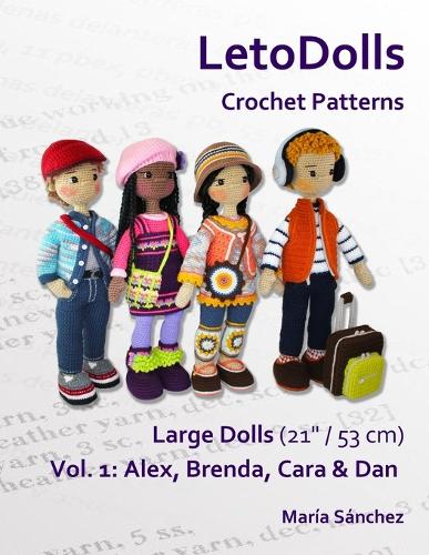 LetoDolls Crochet Patterns Large Dolls (21" / 53 cm) Vol. 1