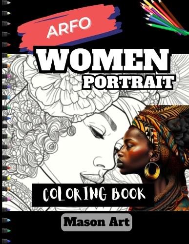 Afro Women Portrait Coloring Book